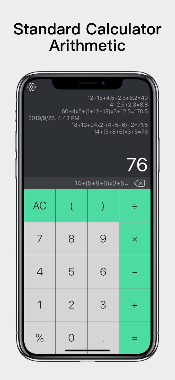 Calculadora de voz- Voice Calc screenshot 1