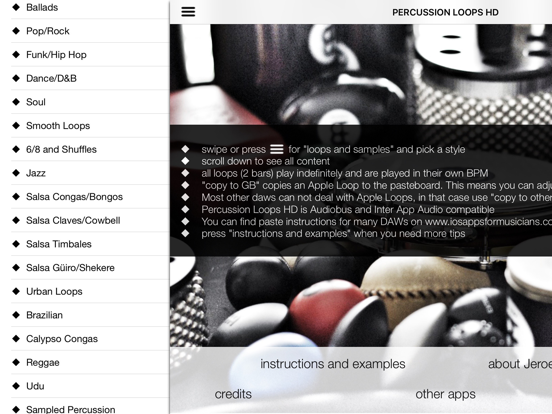 Screenshot #4 pour Percussion Loops HD