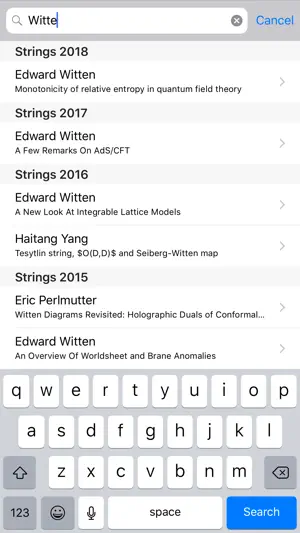 Strings Conferences screenshot 1
