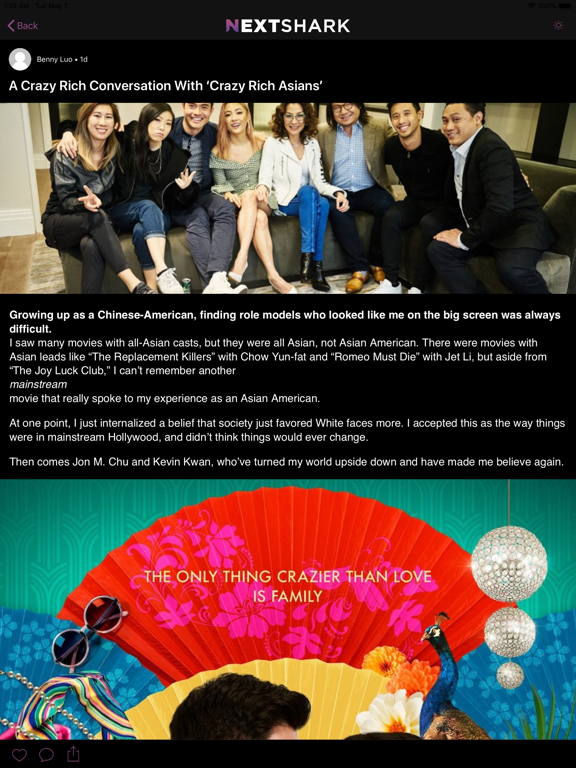 NextShark iPad screenshot 4 - News app