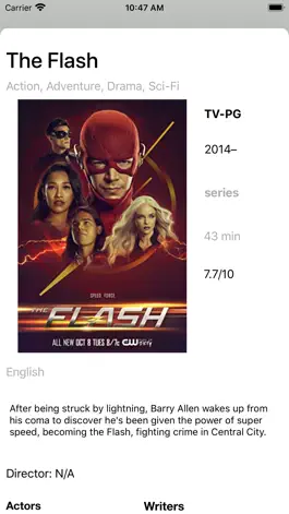 Game screenshot MoTV - Movie and TV Info apk