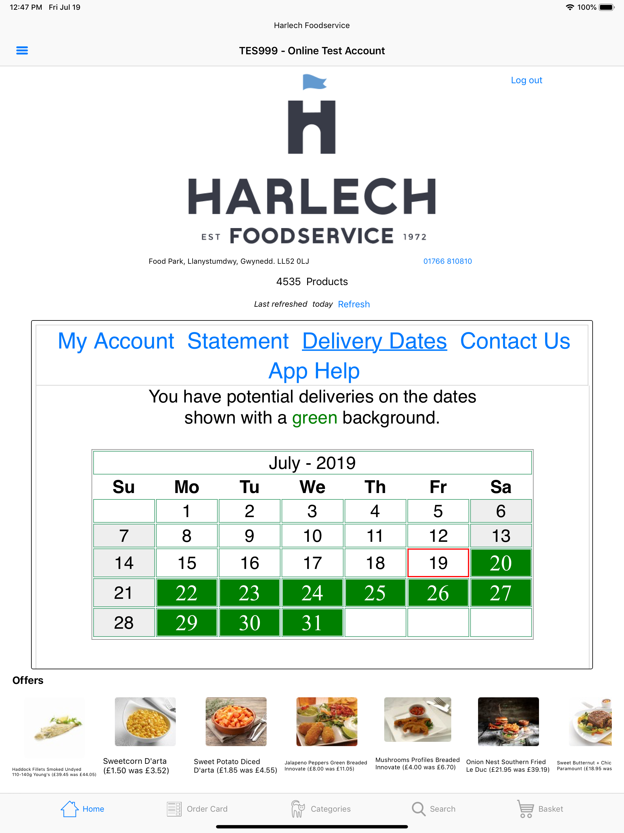 Harlech Orders