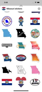 Missouri emoji - USA stickers screenshot #3 for iPhone