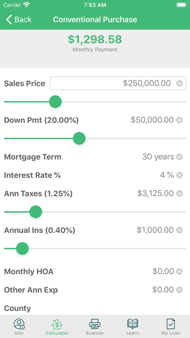 Texana Bank Mortgage Screenshot