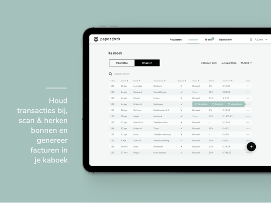 Screenshot #5 pour Paperdork | ZZP boekhouding