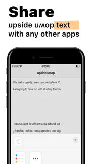 upside down text ∞ iphone screenshot 4