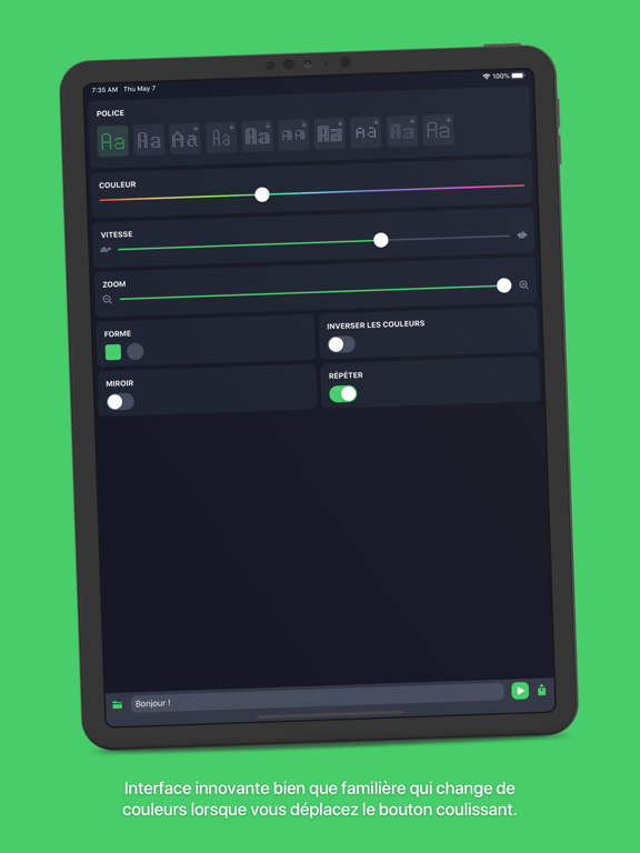 Screenshot #5 pour Bannière LED - LEDit