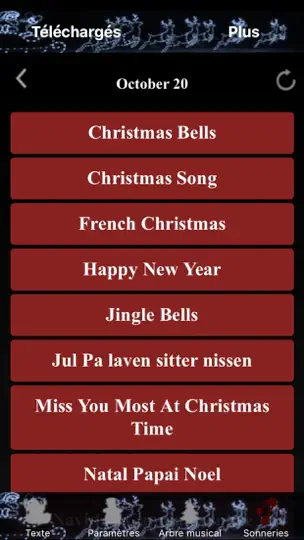 Capture d'écran de Messages Et Sonneries De Noël sur iPhone 4