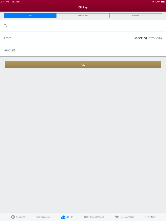 My FSB Mobile iPad screenshot 5 - Finance app