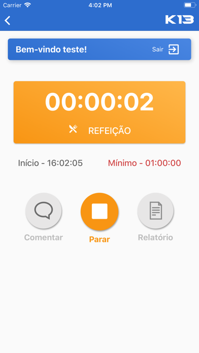 Diário de Bordo para Motorista Screenshot