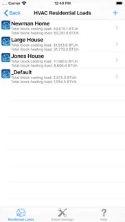hvac residential load calcs iphone screenshot 1