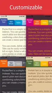 pockettext - indexed notes iphone screenshot 3