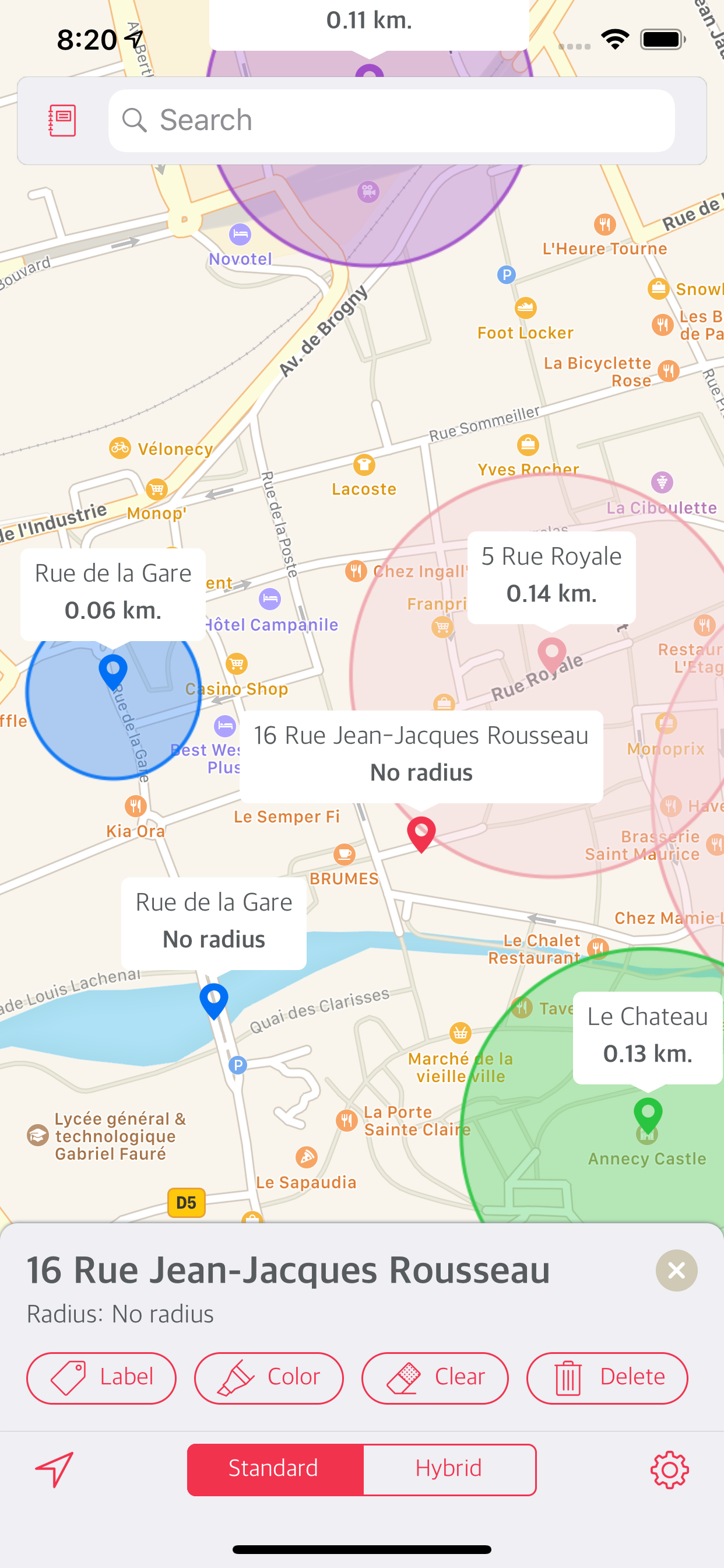 Radius Maps