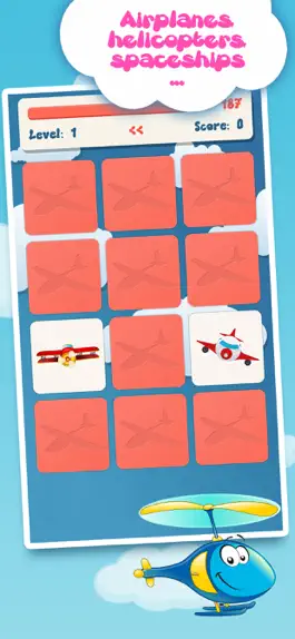 Game screenshot Family matching game: Planes apk