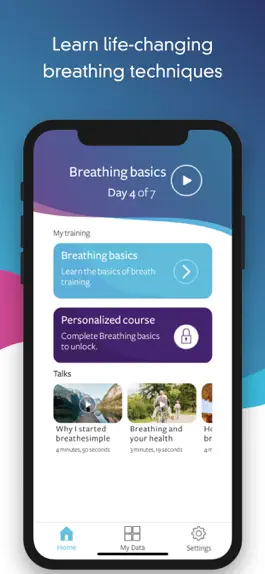 Game screenshot breathesimple: breath training mod apk