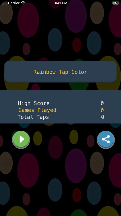 Rainbow Tap Colors