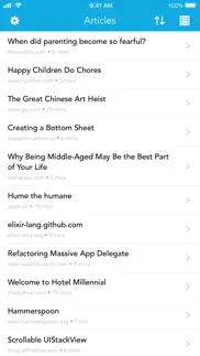 pocket rocket article reader iphone screenshot 1