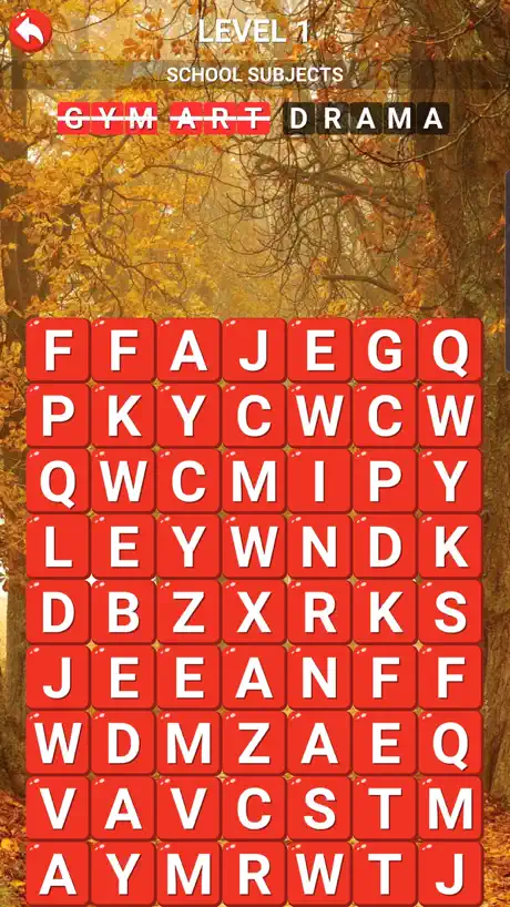 Wonder Fall Words