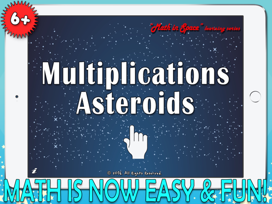 Screenshot #4 pour Multiplications Asteroids HD