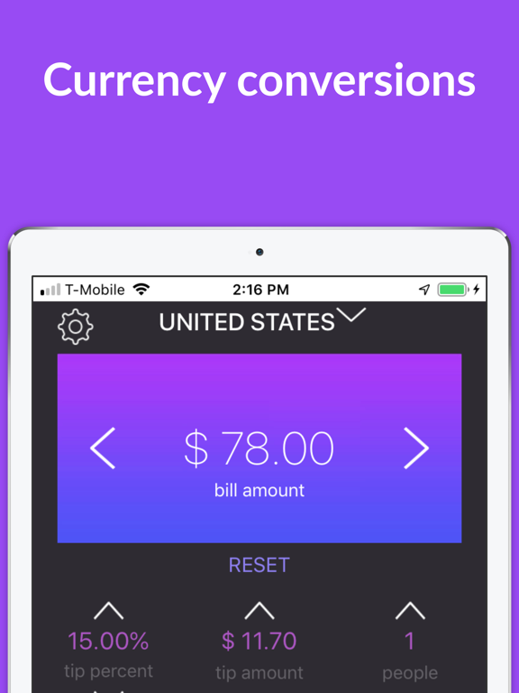 Screenshot #6 pour Tip Calculator Global
