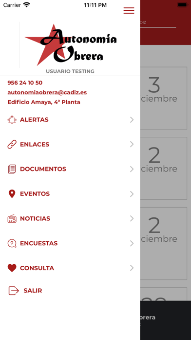 Sindicato Autonomía Obrera Screenshot