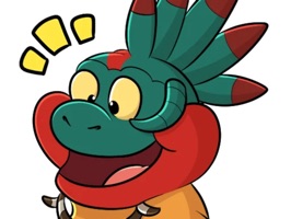 Sax is a very friendly and colorful dragon