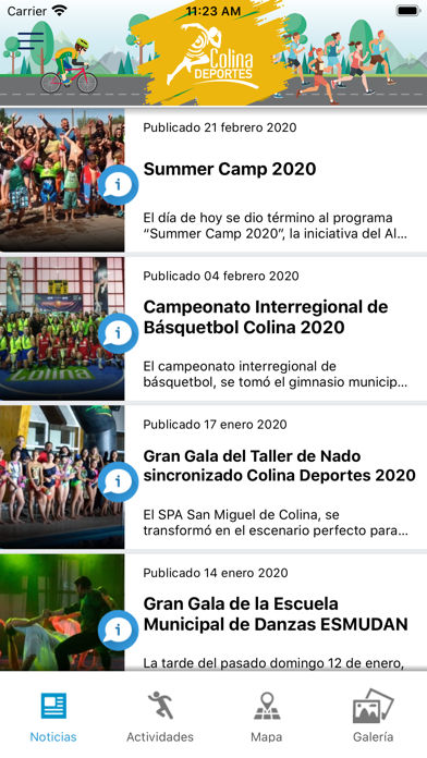 Colina Deportes Screenshot