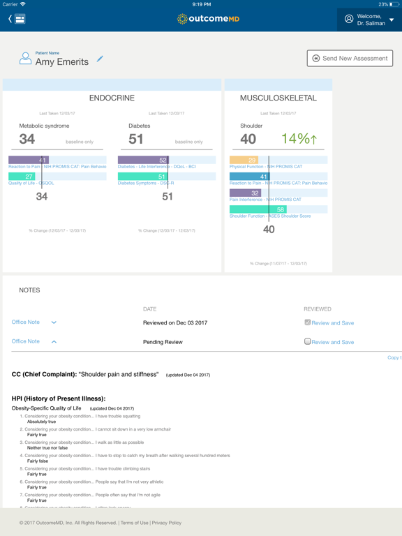 Screenshot #5 pour OutcomeMD