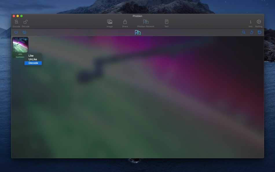 #4. Phidden (macOS) Podle: Ragazzetto Project
