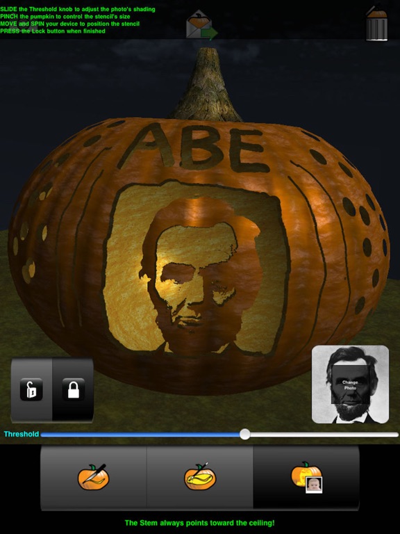 Pumpkin 3D Magic iPad screenshot 5 - Photo & Video app