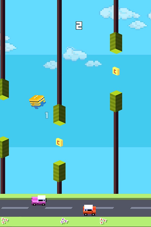 Flappy Road - Story of Minions screenshot 2
