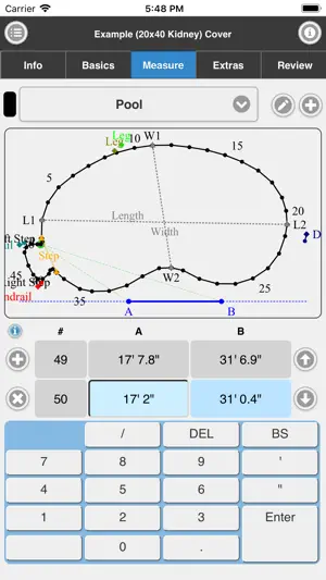 Pool Measure Pro screenshot 1