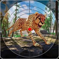 Safari wild animal hunter game logo
