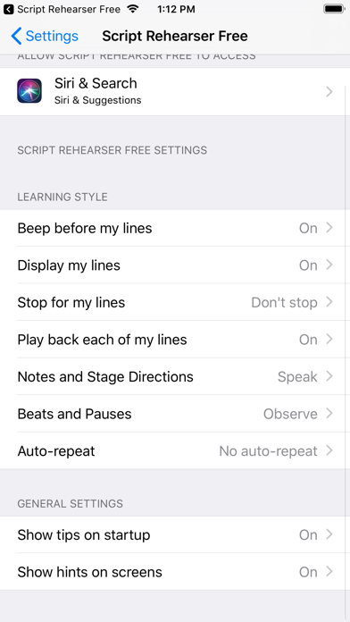 How to cancel & delete Script Rehearser from iphone & ipad 4
