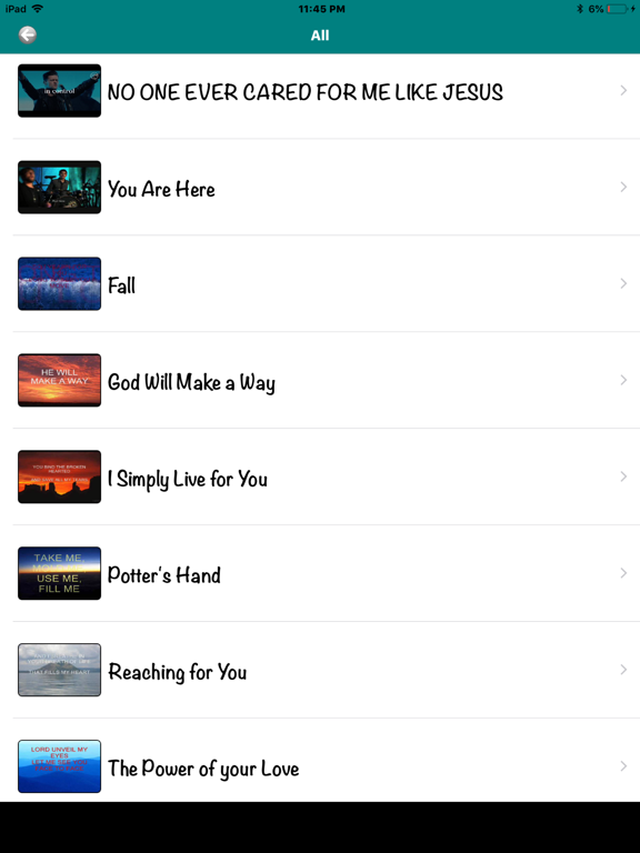Christian Song iPad screenshot 5 - Music app