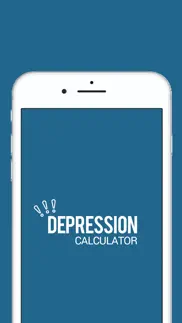 depression calculator iphone screenshot 1
