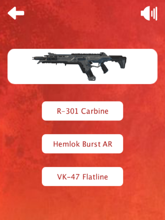 Screenshot #6 pour Weapons Quiz for Apex Legends