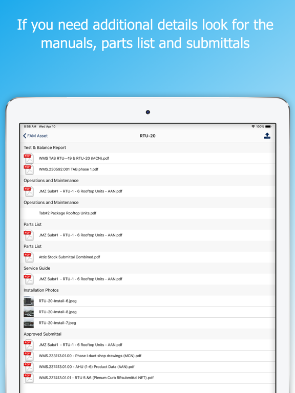 KTrack iPad screenshot 4 - Productivity app