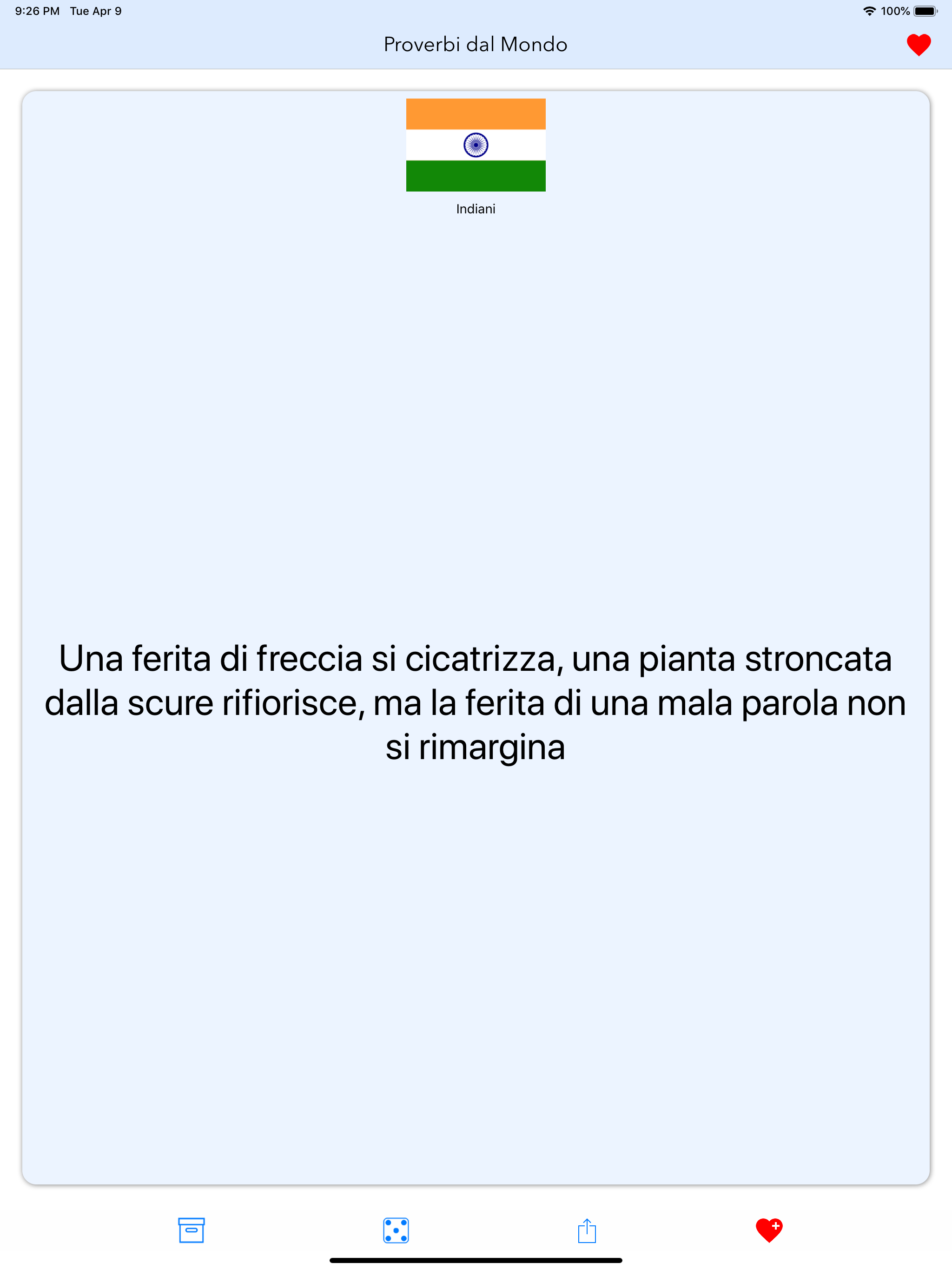 Proverbi dal Mondo