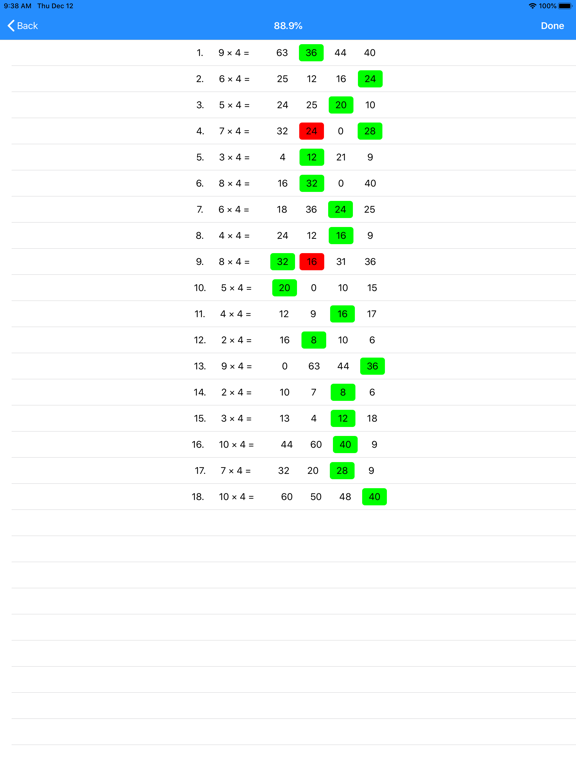 Screenshot #6 pour Math Facts Dash