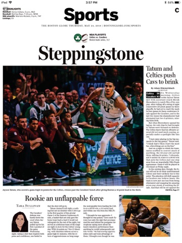 The Boston Globe ePaper screenshot 3