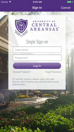 University of Central Arkansas screenshot 2