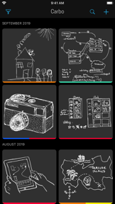 Carbo › Pencil Notes & Drawing screenshot