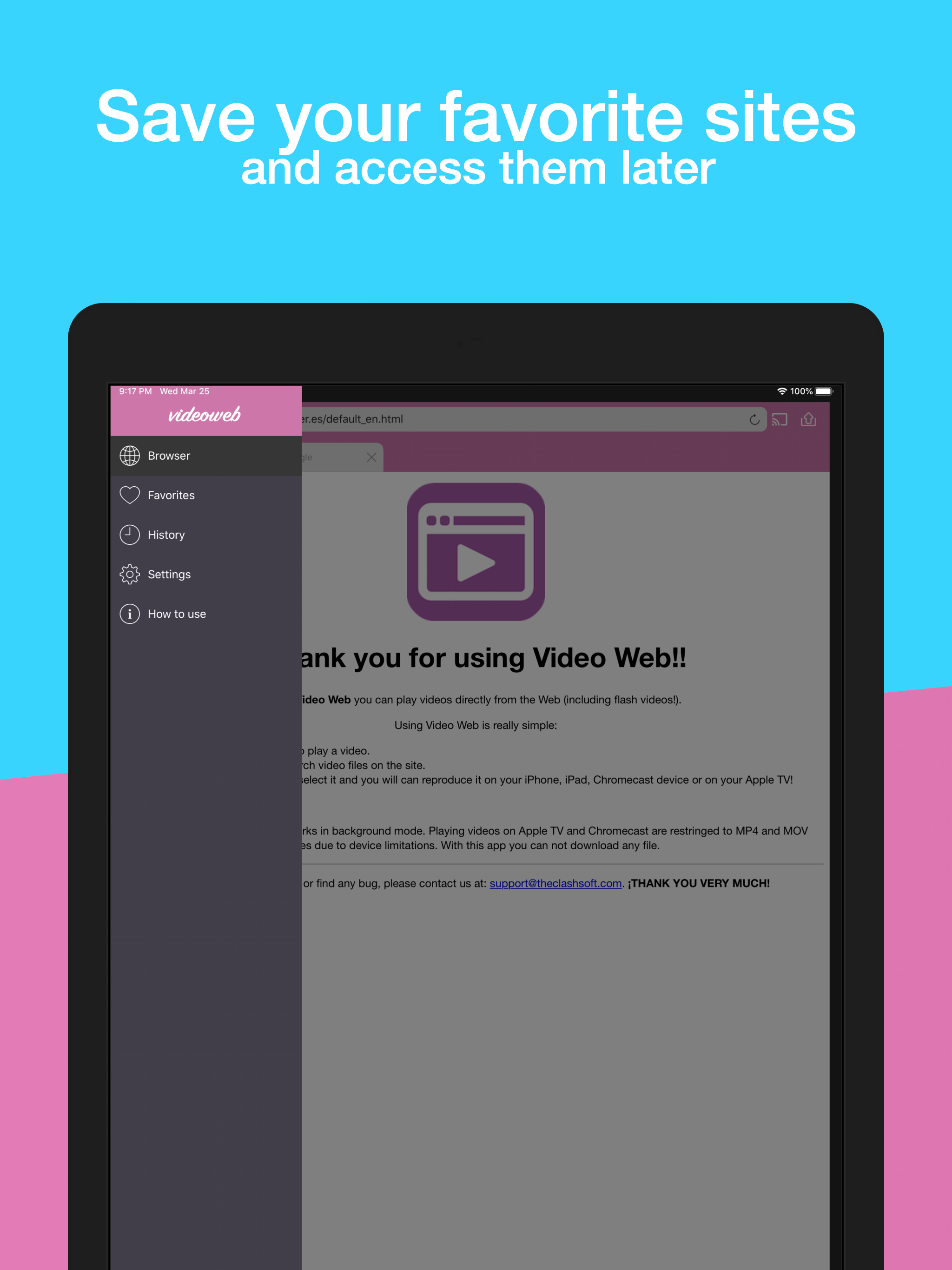 Video Web - Video Player screenshot 9