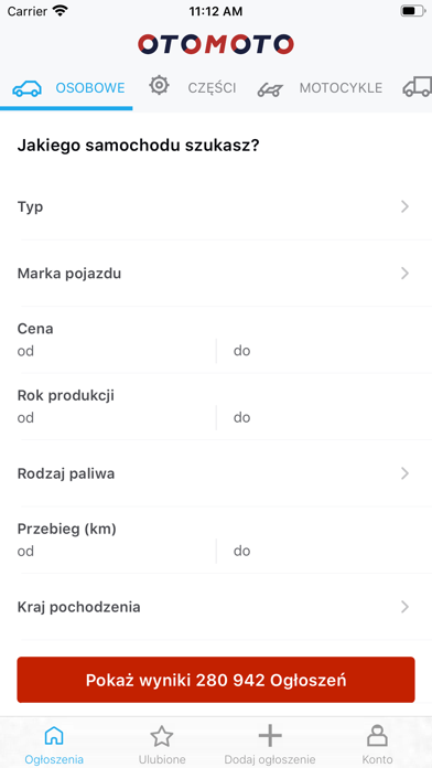 OTOMOTO.pl Screenshot