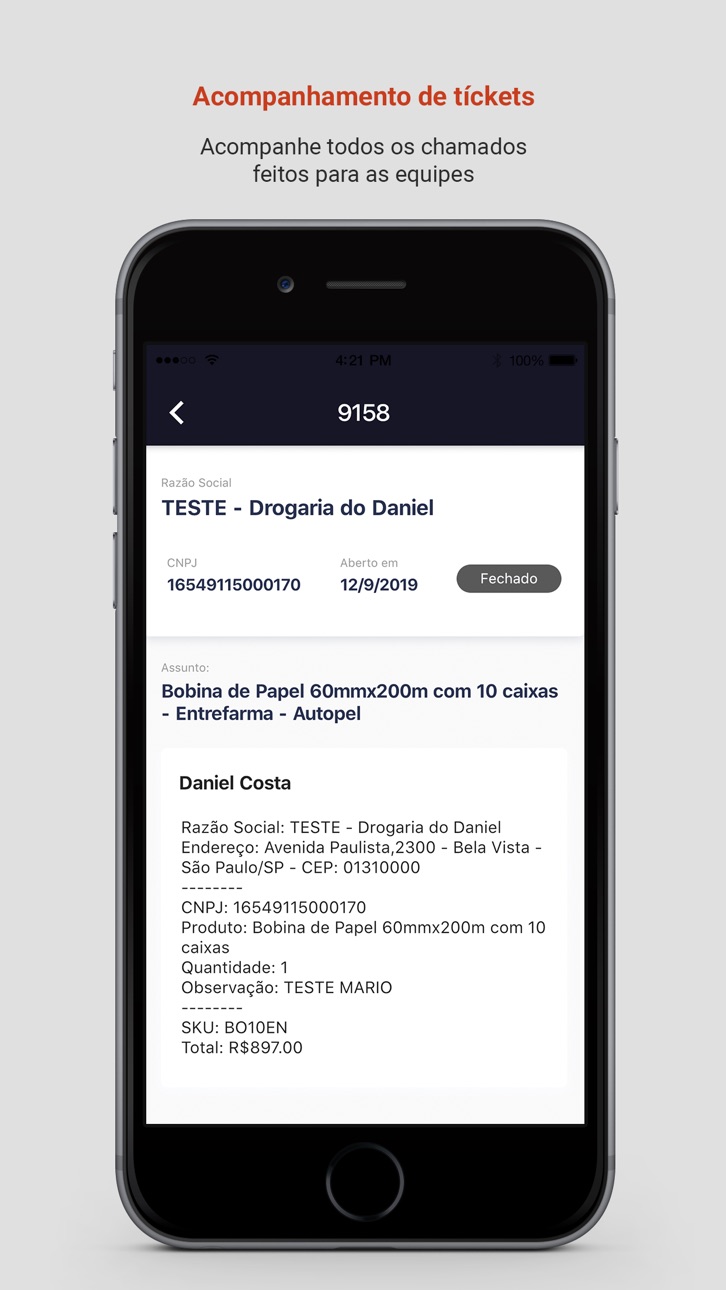 iPhone screenshot
