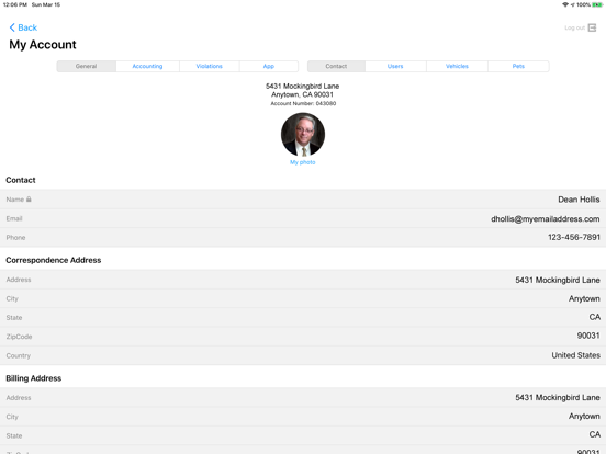 HOA GO iPad screenshot 4 - Productivity app