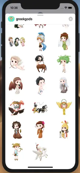 Game screenshot Greek Gods Sticker apk
