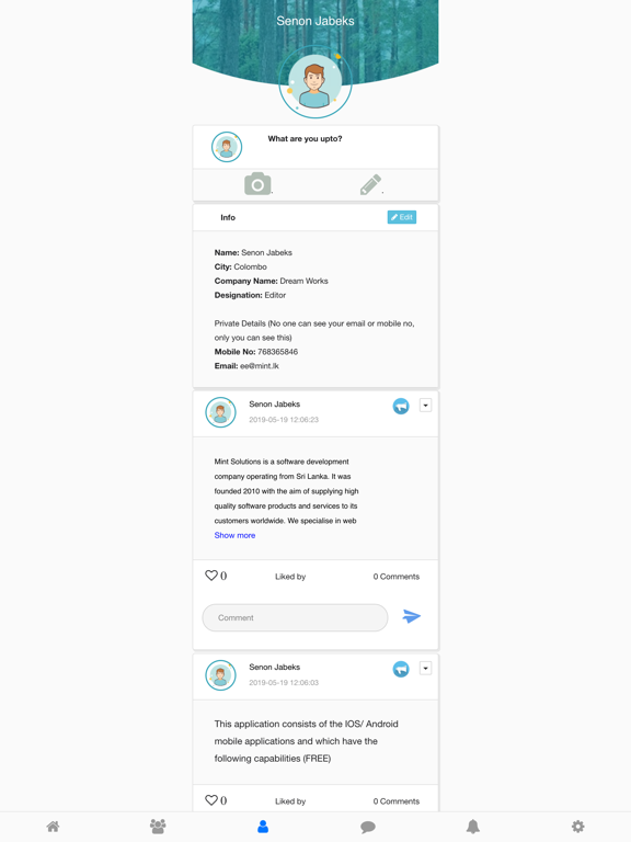 mint App iPad screenshot