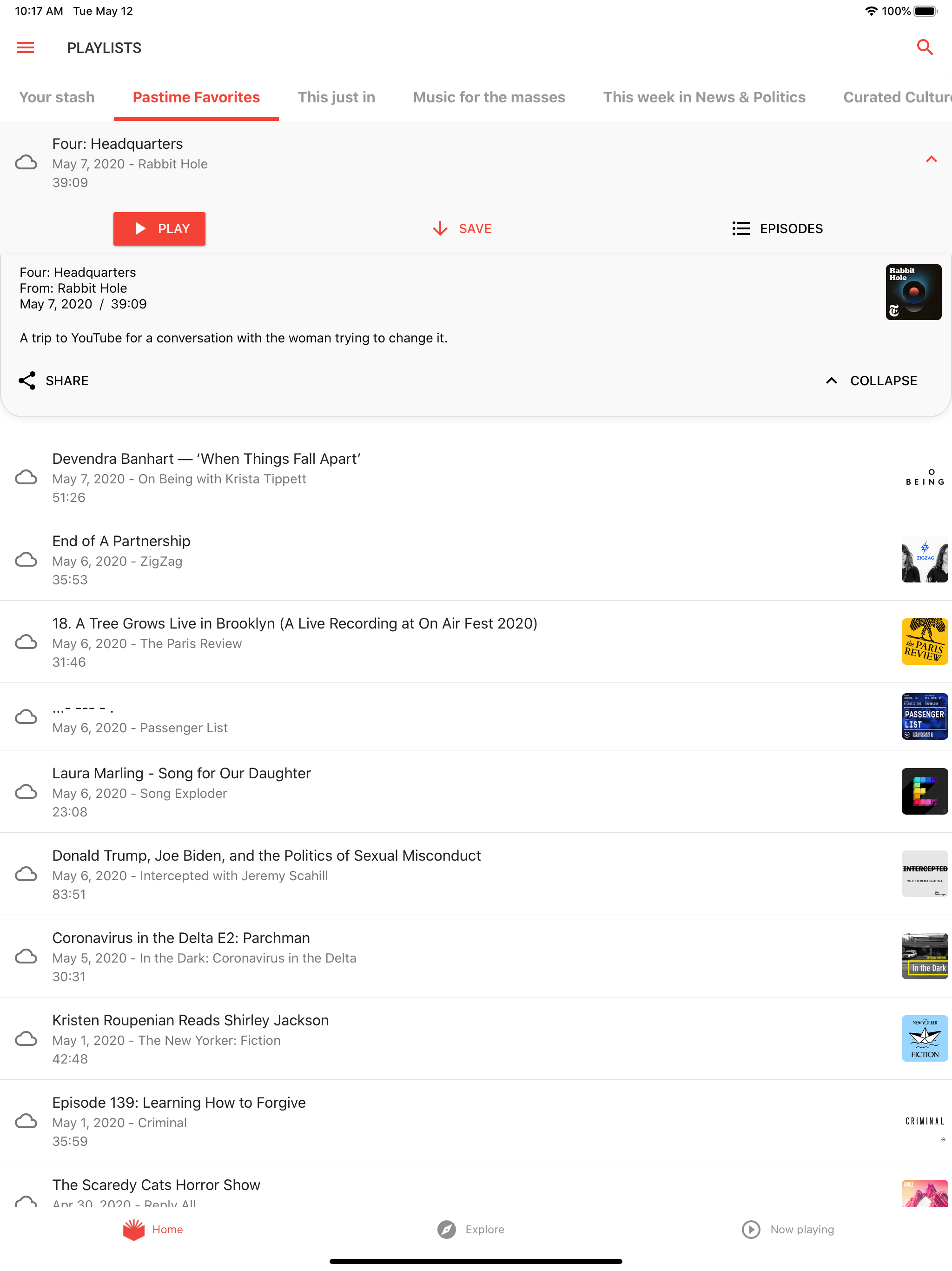Pastime for podcasts screenshot 6